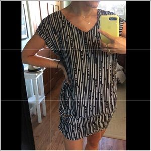 CASUAL AZTEC STRIPE DRESS